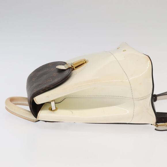 LOUIS VUITTON Monogram Vernis Hot Spring Snow Backpack White M53548 - Picture 4 of 16